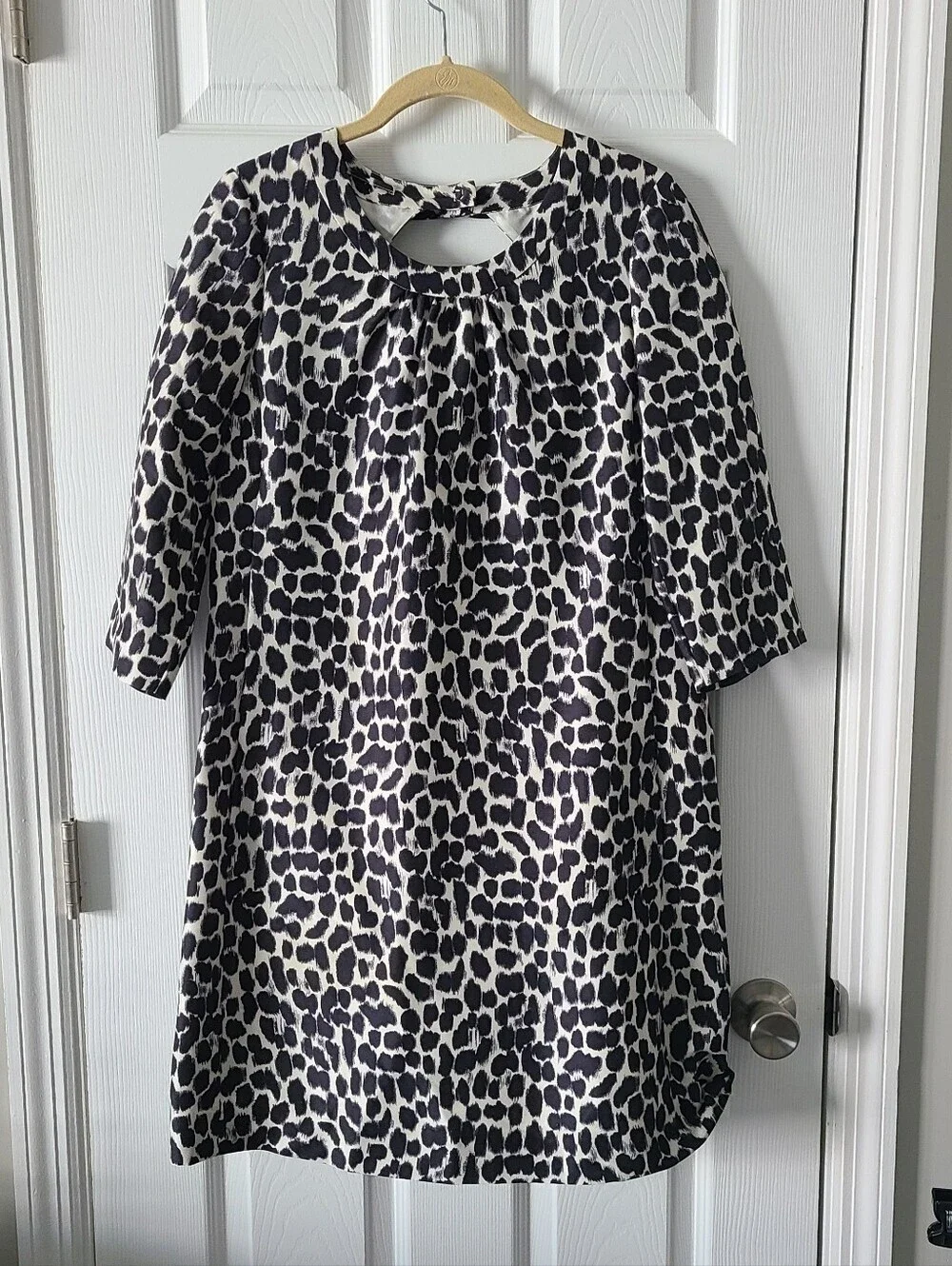 Kate Spade Silk Leopard Shift Dress
